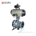 Valvola a sfera montata su trunnion pneumatica WCB